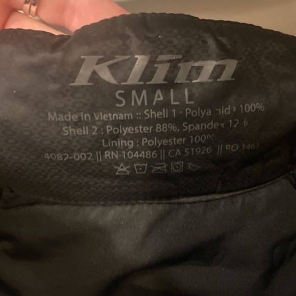 KLIM Women’s Jacket Black Small - Picture 3 of 4